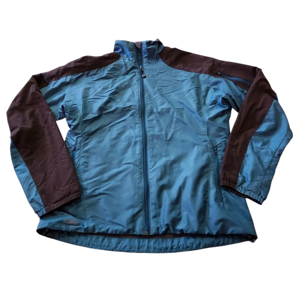 OUTDOOR RESEARCH Teal and Black Softshell Jacket Sz. M
